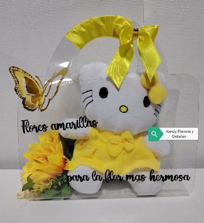 Flores Amarillas Kitty